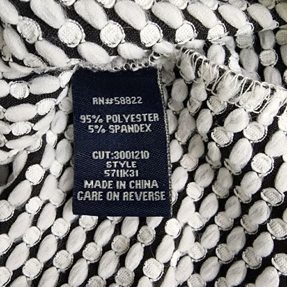 Max Edition Women’s Faux Wrap Long Sleeve Polka Dot Top Size Medium - Picture 6 of 6